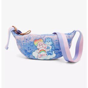 Care Bears Cheer Bear & Grumpy Bear Convertible Crossbody Belt Bag - NWT